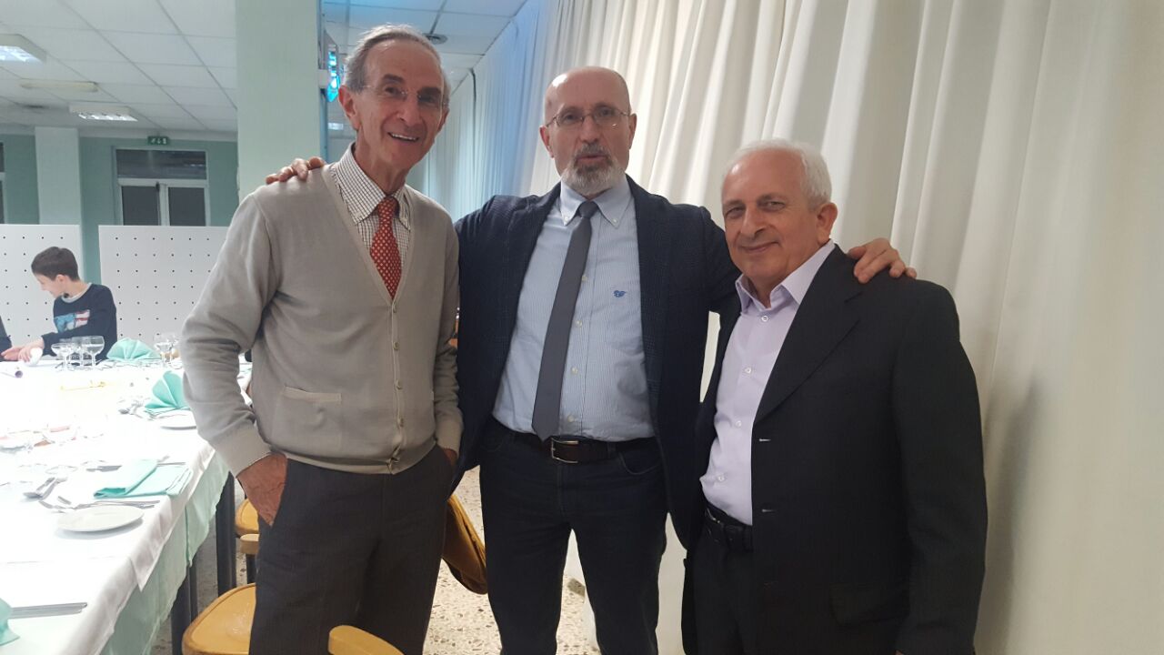 Il Prof. G. L. Rana con il Dr. D. Pace ed il Sig. Salvatore Nigro